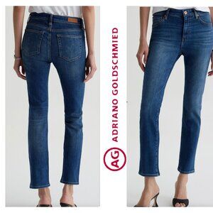 AG MARI MID RISE SLIM STRAIGHT JEANS sz 25